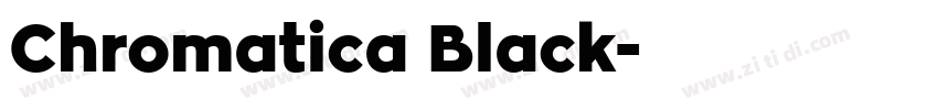 Chromatica Black字体转换